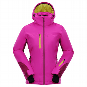 מעיל סקי נשים בצבע אחיד עם 8 כיסים LJCM285CN מעיל סקי נשים בצבע אחיד עם 8 כיסים LJCM285CN