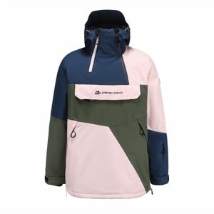 מעיל סקי/SNOWBOARD לנשים בשילוב צבעים ועם כיסי קנגורו LJCU503CN מעיל סקי/SNOWBOARD לנשים בשילוב צבעים ועם כיסי קנגורו LJCU503CN